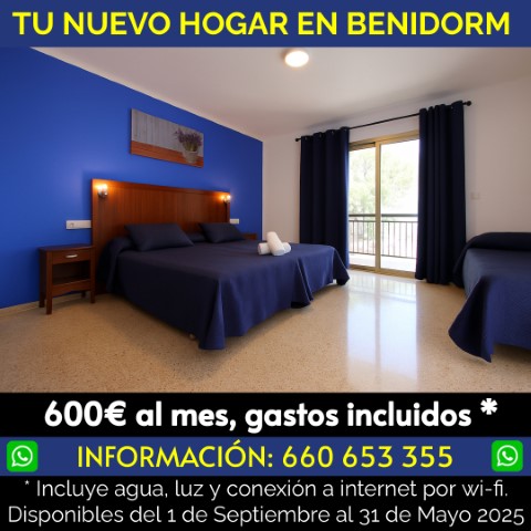 Alquiler larga estancia en Benidorm - Apartamentos Palasiet