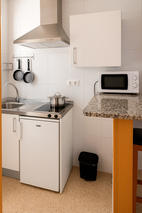 Apartamento con vistas a piscina