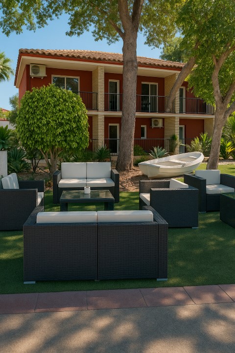 Senderos jardín apartahotel