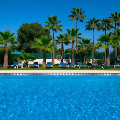 Área recreativa piscina