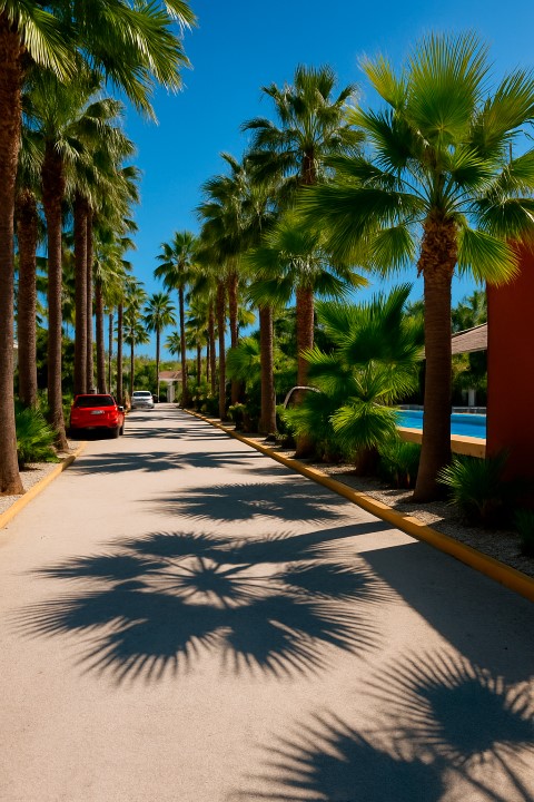 Zona de relax junto a piscina